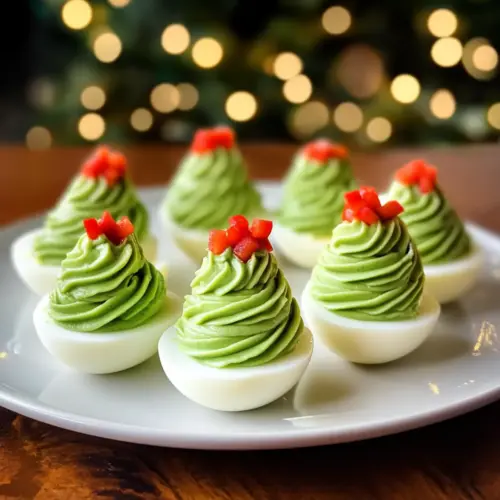 Weihnachts-Deviled-Eier