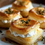 Ziegenkäse und Honig Häppchen