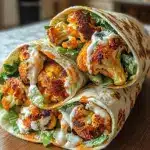 Buffalo Blumenkohl Wrap Freude