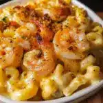 Kreolische Garnelen- und Krabben-Makkaroni mit Käse