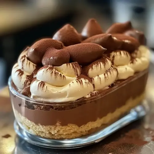 Schokoladenkaffee-Mousse-Trifle