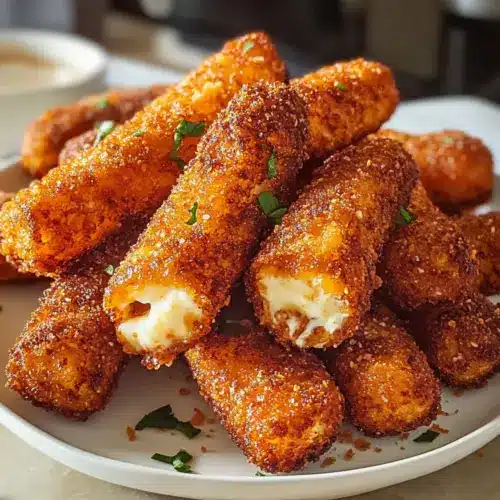 Knusprige Nashville Hot Mozzarella-Sticks