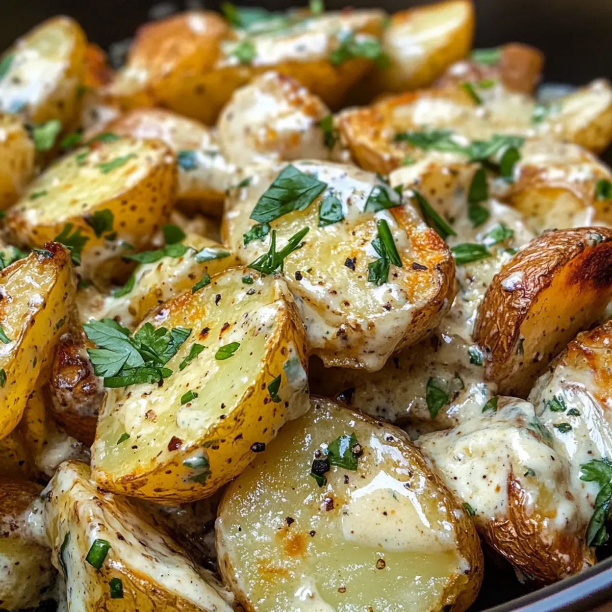 Knuspriger Kartoffelsalat