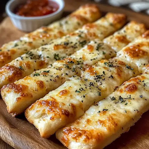 Knusprige Sauerteig-Käse-Brotsticks