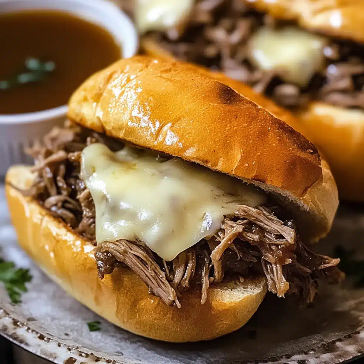 Crockpot Französische Dip-Sandwiches