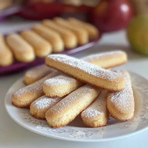 Hausgemachte Damenfinger-Kekse