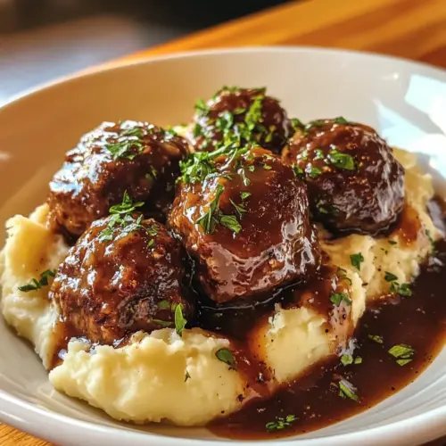 Salisbury Steak Fleischbällchen