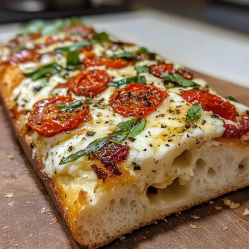 Herzhafter Caprese-Brot