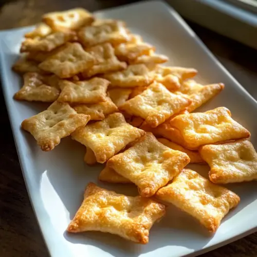 Sauerteig Cheddar Cracker