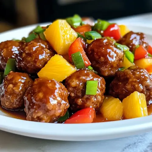 Süß-sauer Fleischbällchen