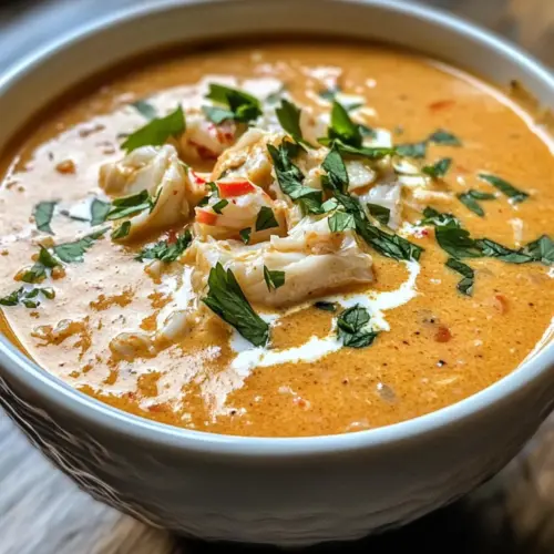 Ultimative cremige Krabbenbisque