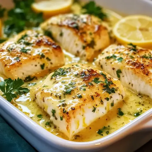 Saftiges Zitronenfischfilet