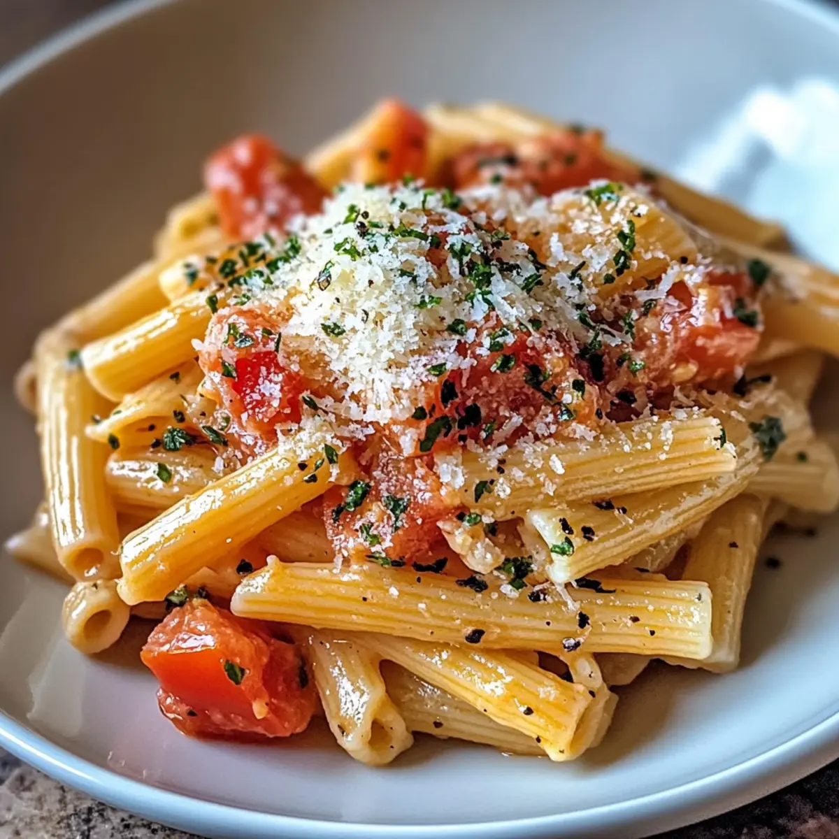 Tomaten-Knoblauch-Pasta